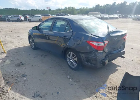 2014 Toyota Corolla Le Eco Plus z USA, uszkodzony, nr VIN 5YFBPRHE0EP126591